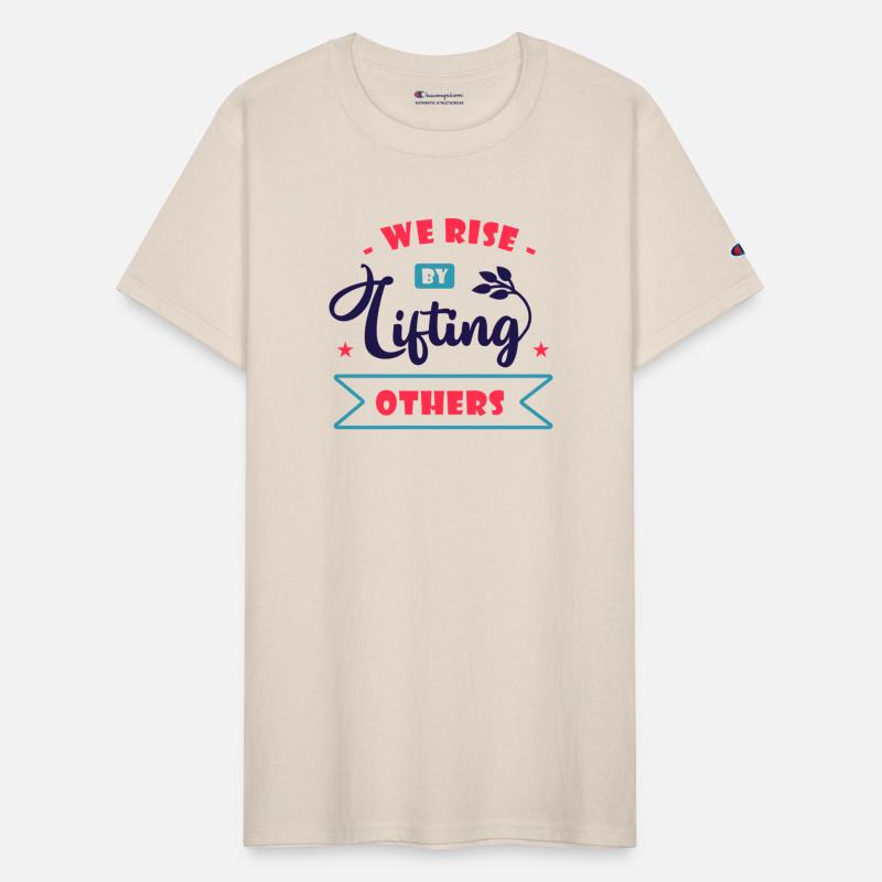 Blue and Pink Inspirational Quote T Shirt