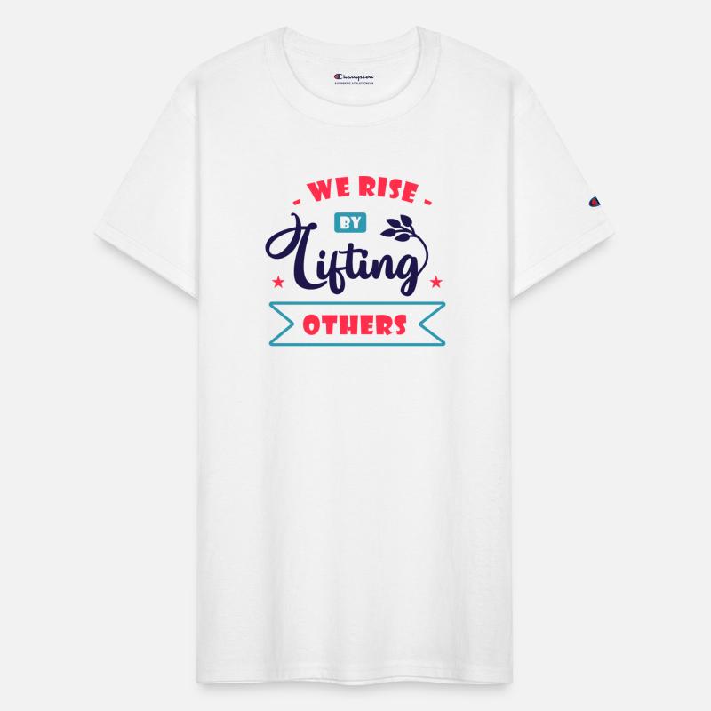 Blue and Pink Inspirational Quote T Shirt