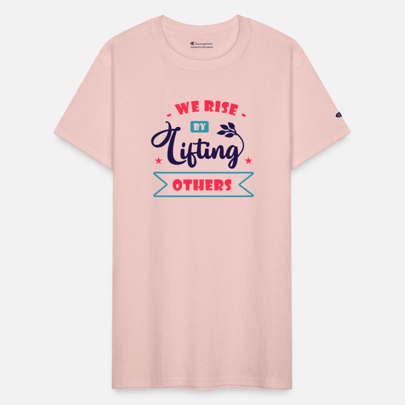 Blue and Pink Inspirational Quote T Shirt