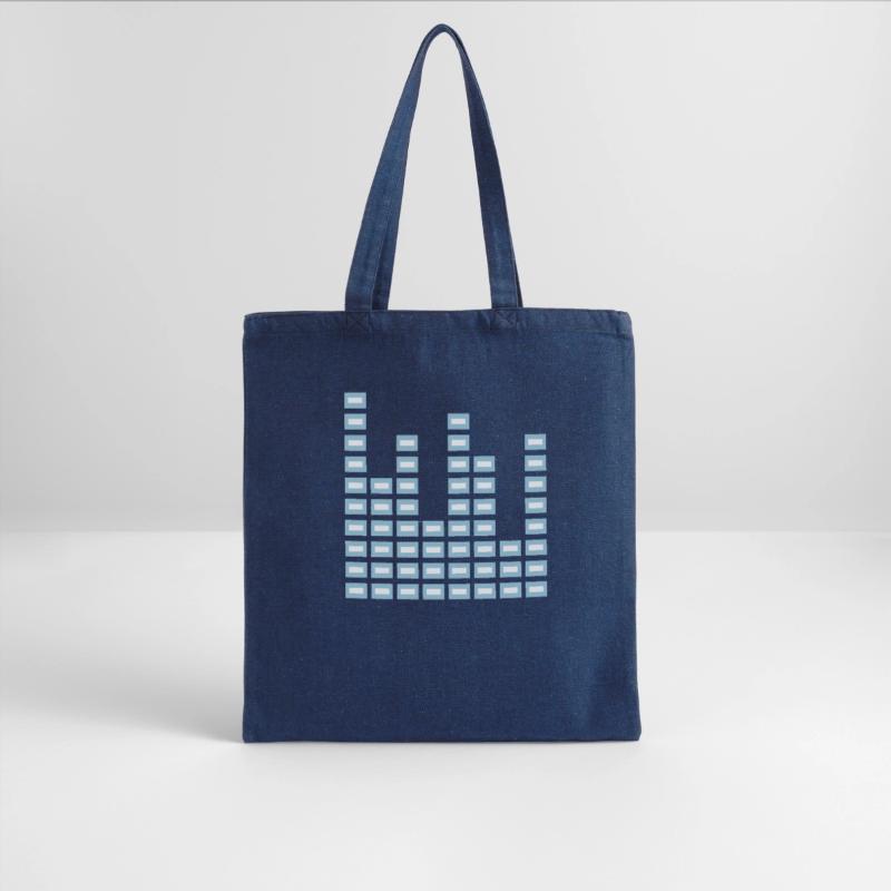 Blue Dance Party Equalizer DJ Wave Bar Mixer Music