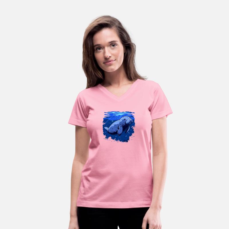 Blue Manatee Ocean Life