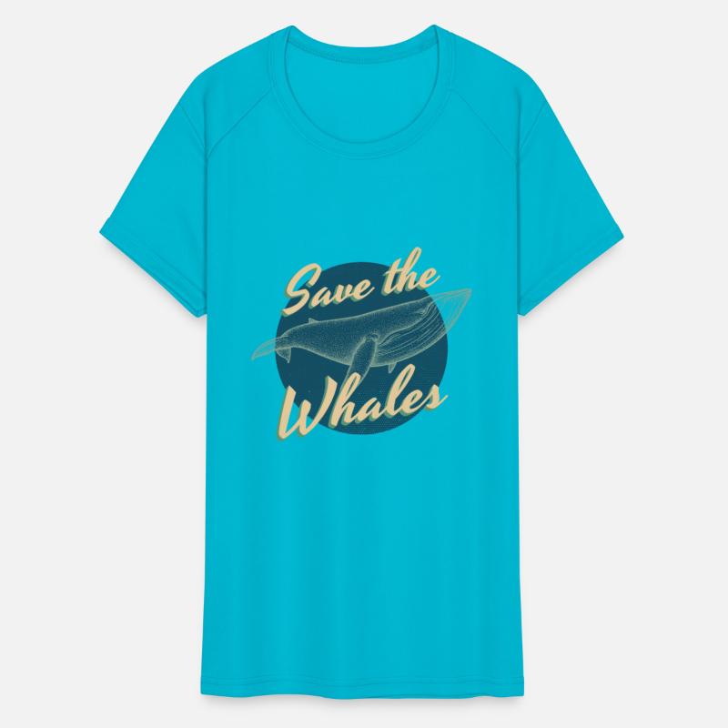 Blue Whale Save The Whales Sea