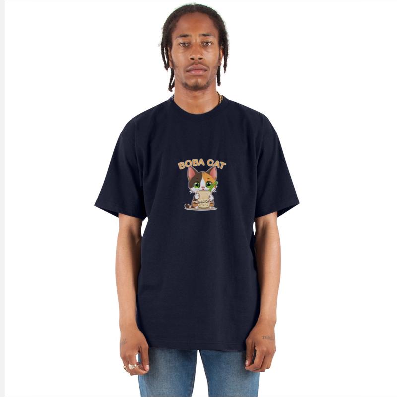 Boba Cat – Cute Calico Kawaii Bubble Tea Design