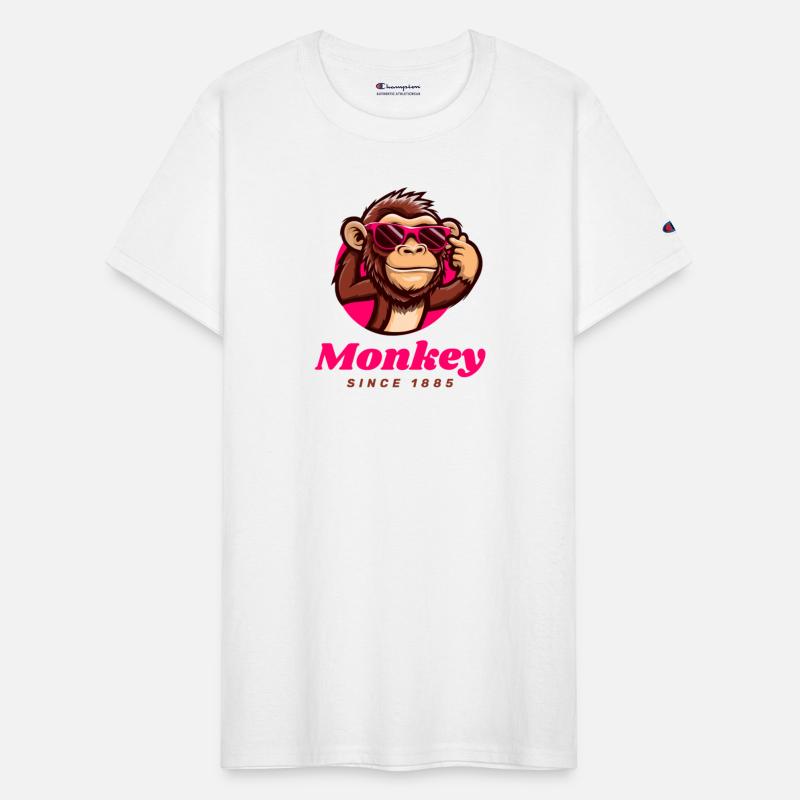 Bold Monkey with Pink Sunglasses