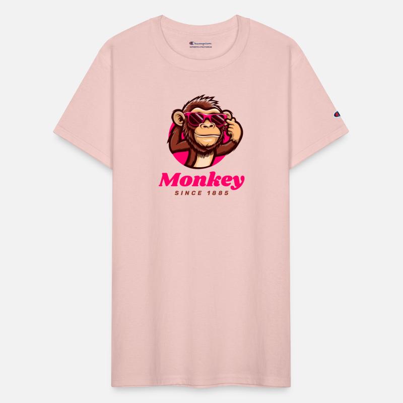 Bold Monkey with Pink Sunglasses