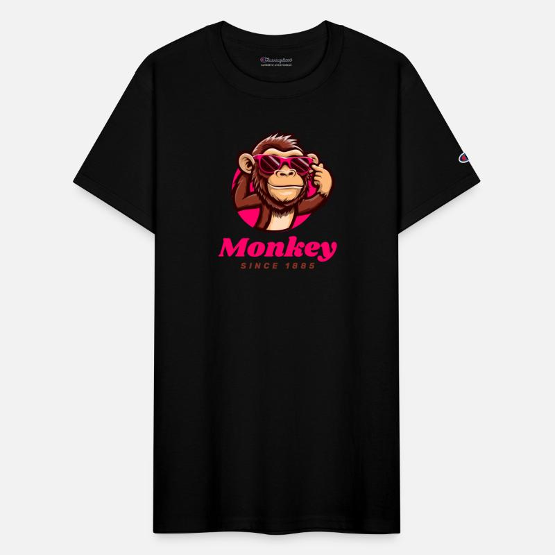 Bold Monkey with Pink Sunglasses