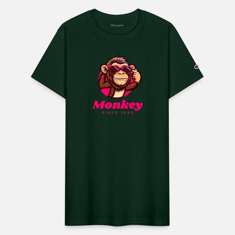 Bold Monkey with Pink Sunglasses