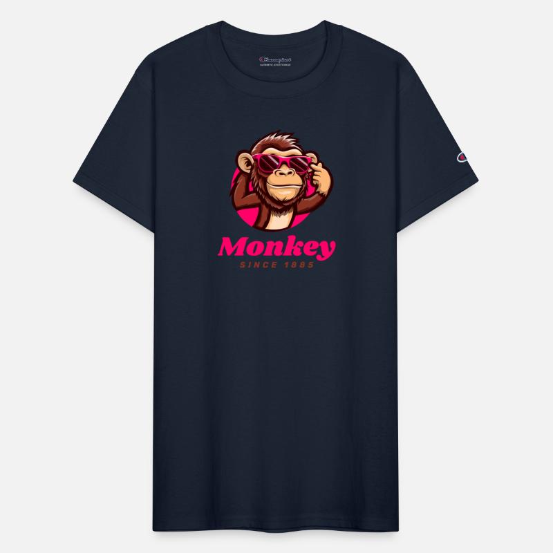 Bold Monkey with Pink Sunglasses