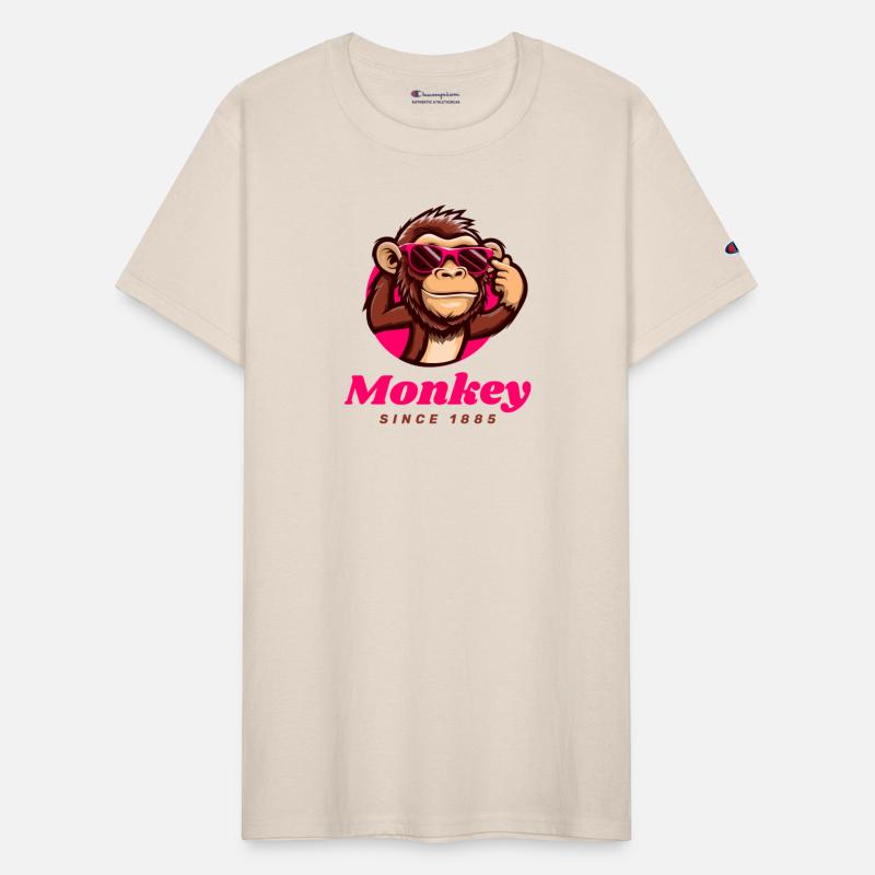 Bold Monkey with Pink Sunglasses