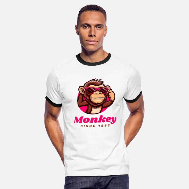 Bold Monkey with Pink Sunglasses