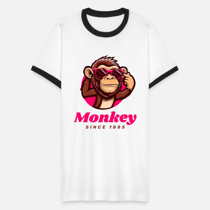 Bold Monkey with Pink Sunglasses