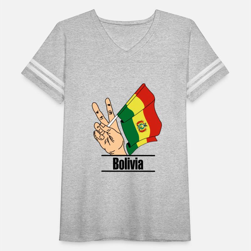 Bolivia flag peace sign text´BOLIVIA´