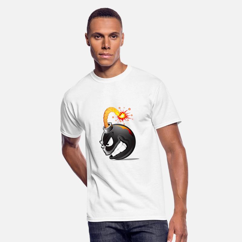 Bom. With face exploded bomb *