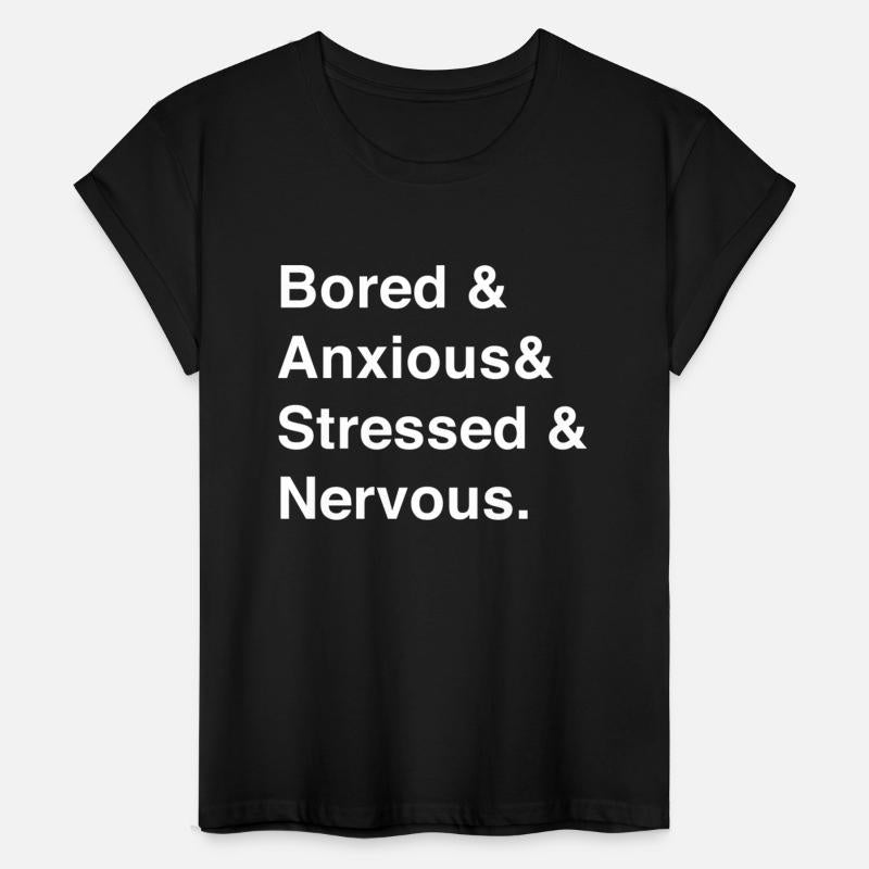 Bored Anxious Stressed Nervous green 70s