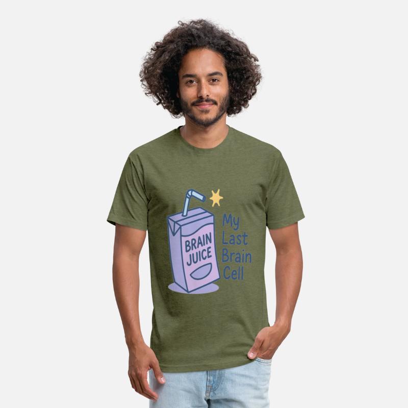 Brain Juice – My Last Brain Cell Funny Cartoon Des