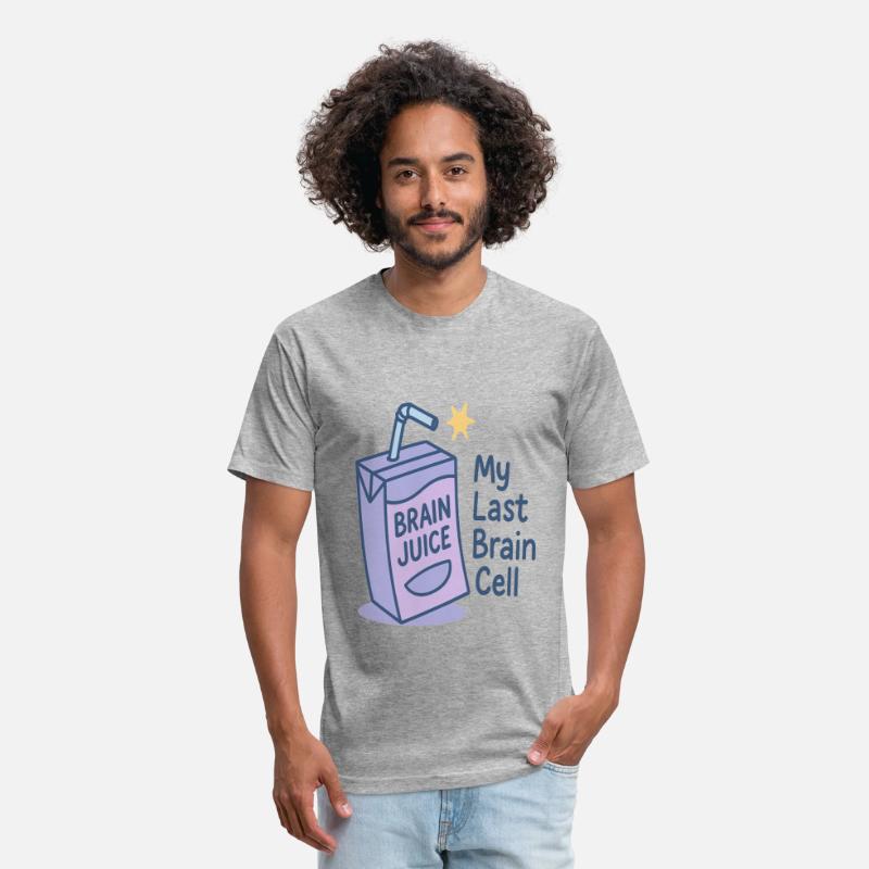 Brain Juice – My Last Brain Cell Funny Cartoon Des