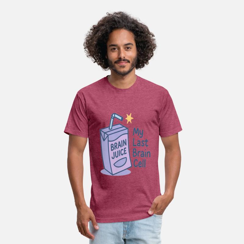 Brain Juice – My Last Brain Cell Funny Cartoon Des