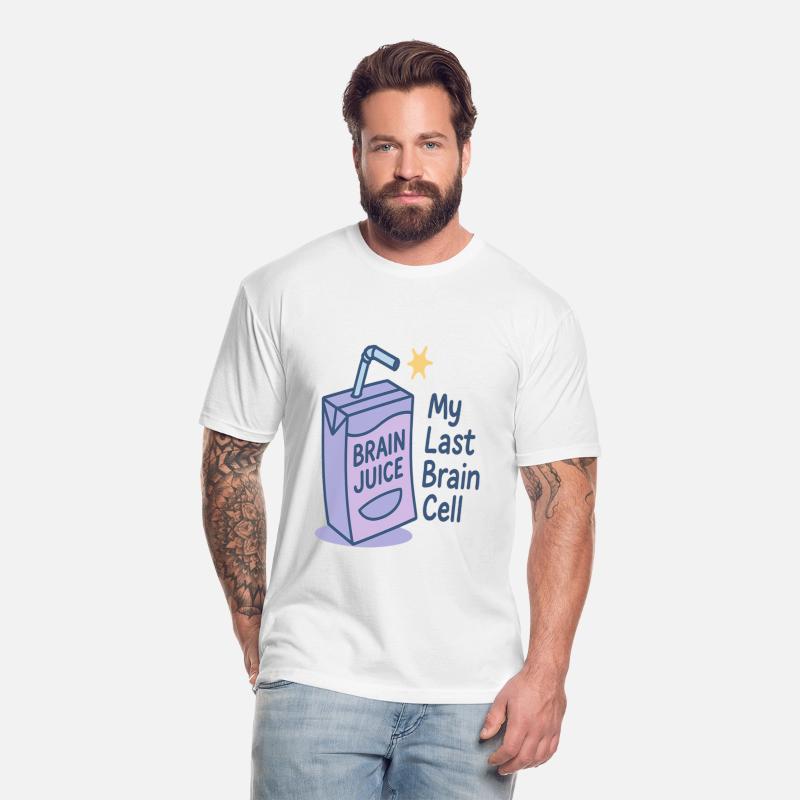 Brain Juice – My Last Brain Cell Funny Cartoon Des