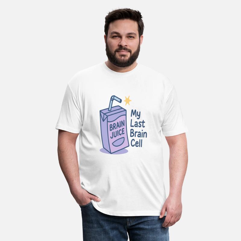 Brain Juice – My Last Brain Cell Funny Cartoon Des