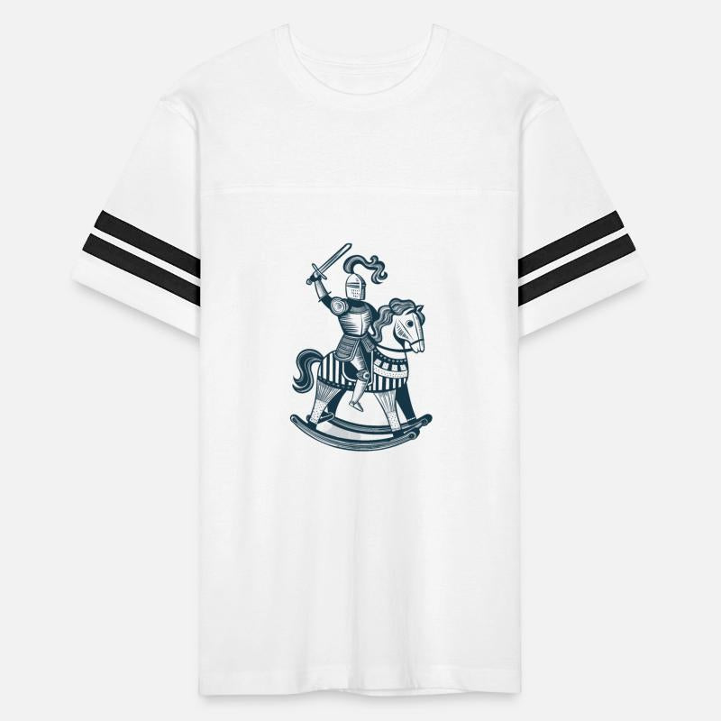 Brave Knight on Rockinghorse for a Knight Lover