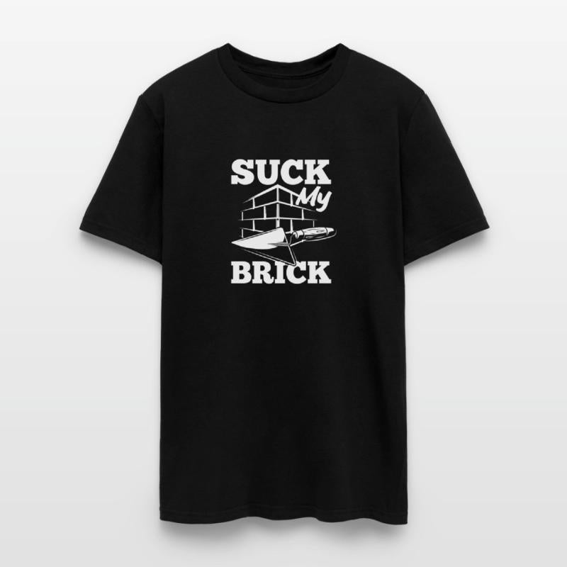 Bricklayer Suck My Brick Trowel Graphic