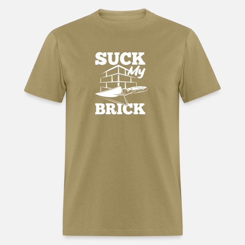 Bricklayer Suck My Brick Trowel Graphic