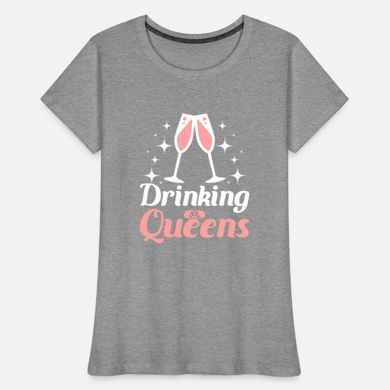 Bridal Shower Team Bride Bridesmaid Drinking Queen