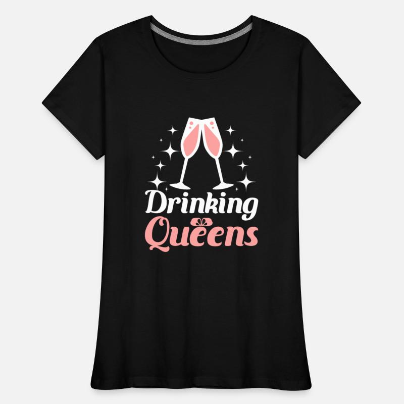Bridal Shower Team Bride Bridesmaid Drinking Queen