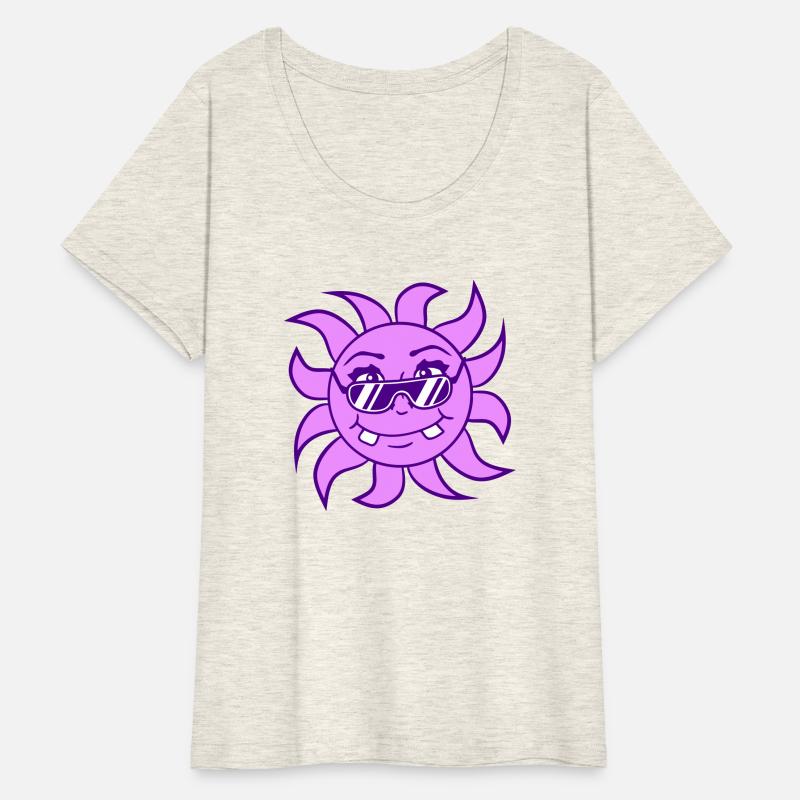 Bright Sun Funny Happy Face Smile Comic Cartoon