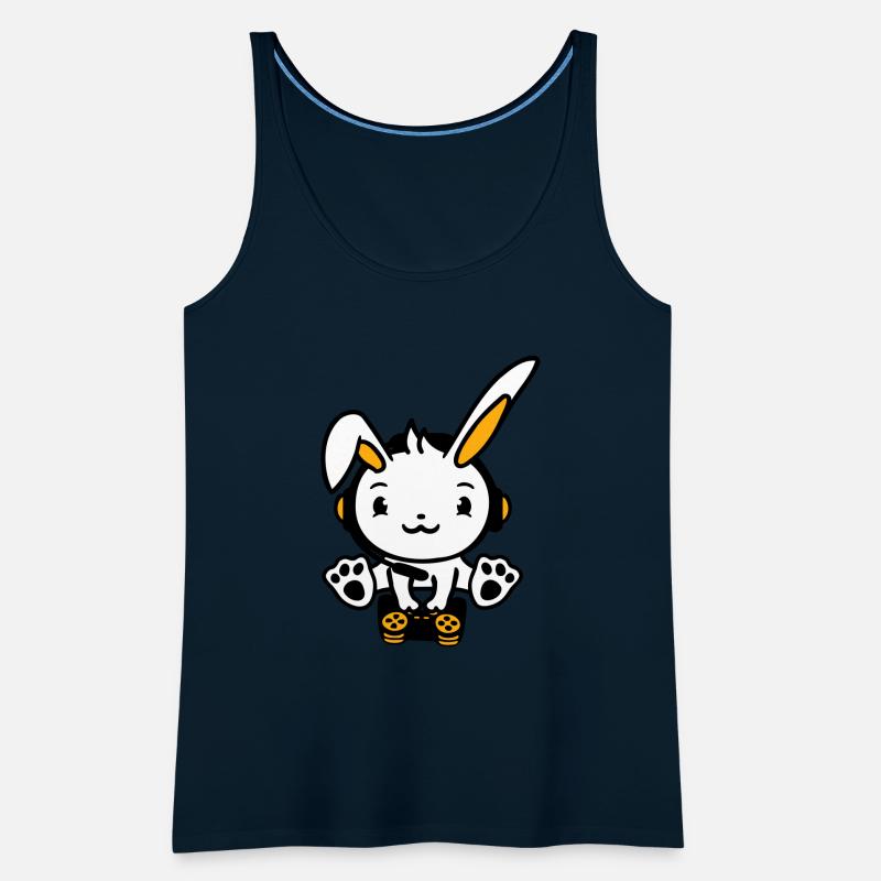 Bunny Plays Controller Console Headset Gamer Nerd