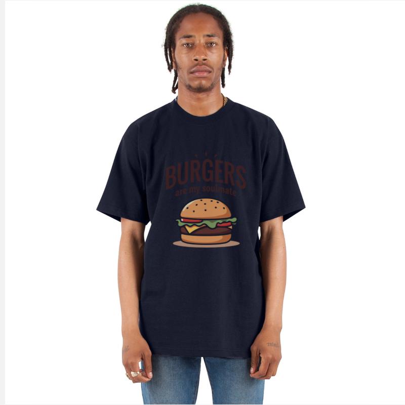 Burgers are my Soulmate Hamburger Fast Food