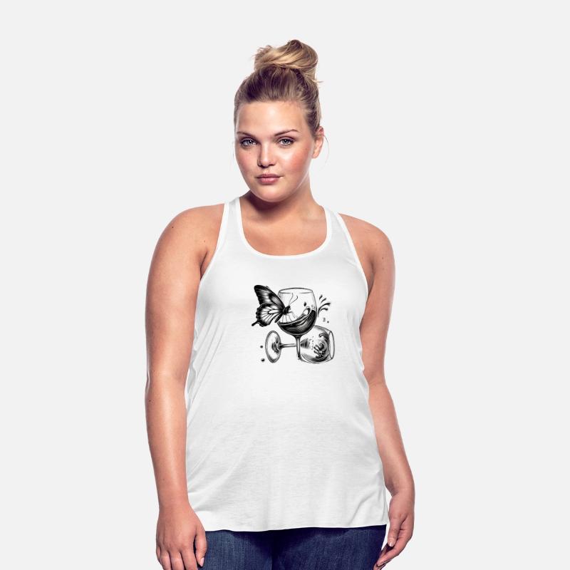 Butterfly and Wine Glasses in Motion