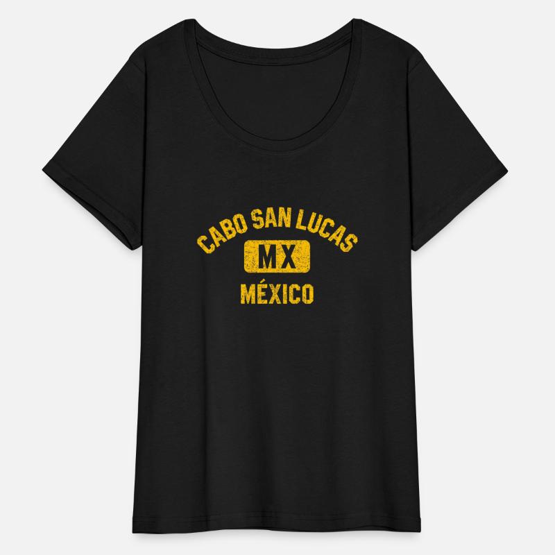 Cabo San Lucas Mexico Gym Style Distressed Amber