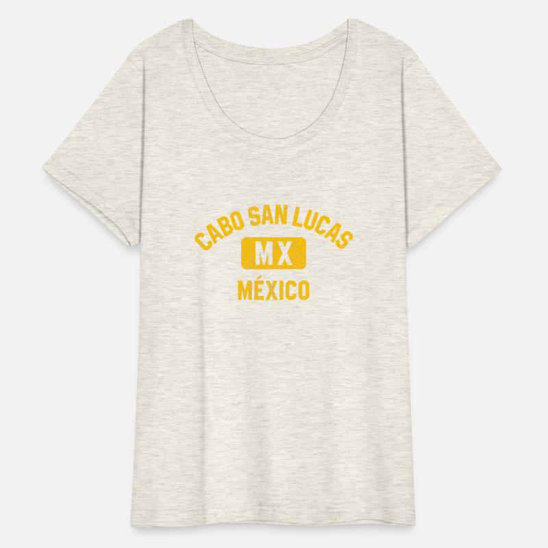 Cabo San Lucas Mexico Gym Style Distressed Amber