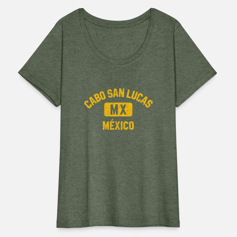 Cabo San Lucas Mexico Gym Style Distressed Amber