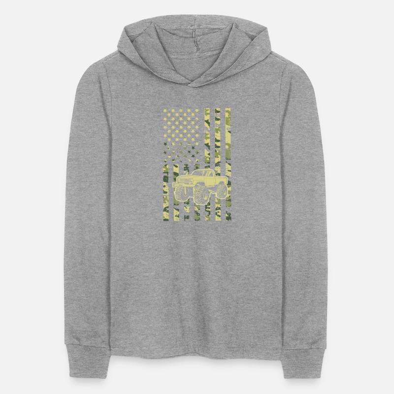 Camo American Flag Monster Truck