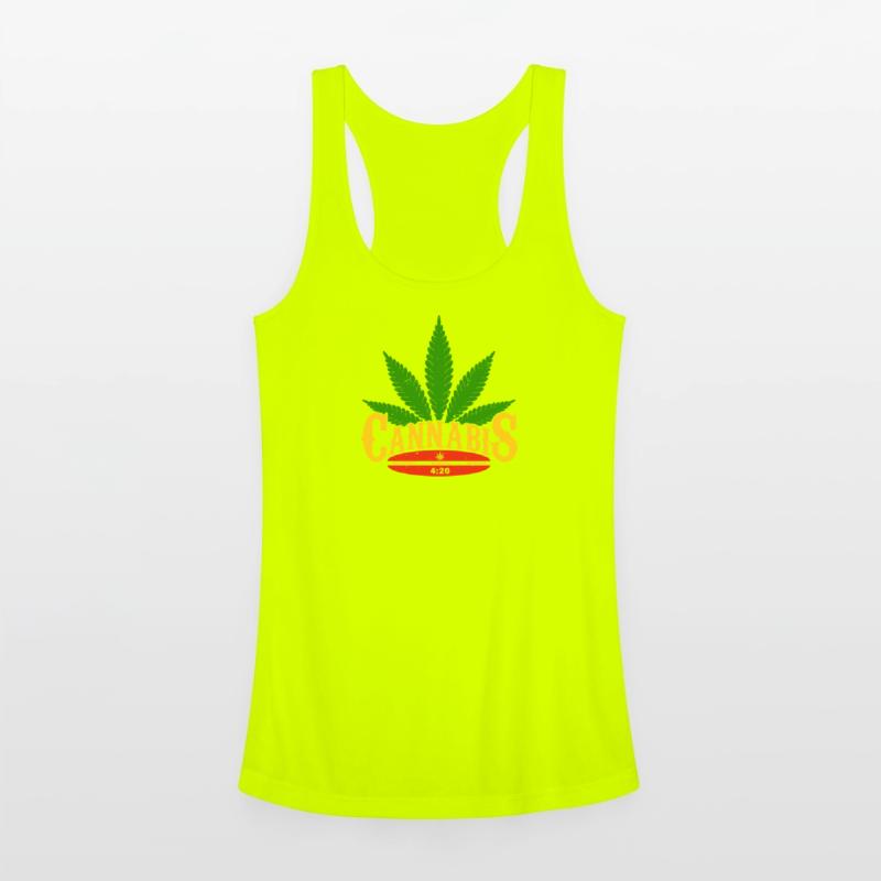 Cannabis Leaf Retro Badge Design