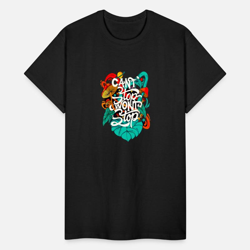 can't stop won't stop t shirt design