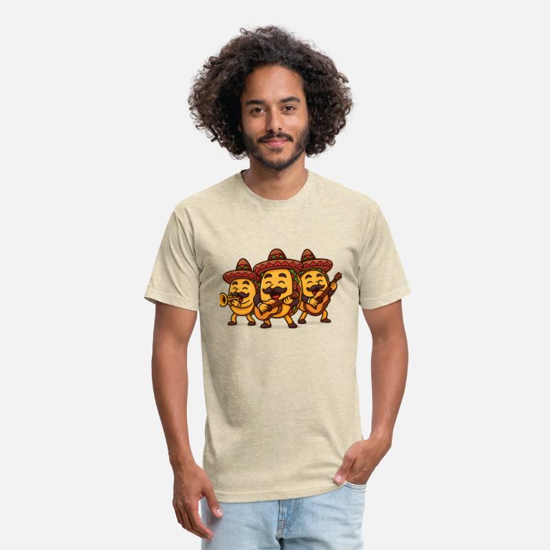 Cartoon Taco Mariachi Band