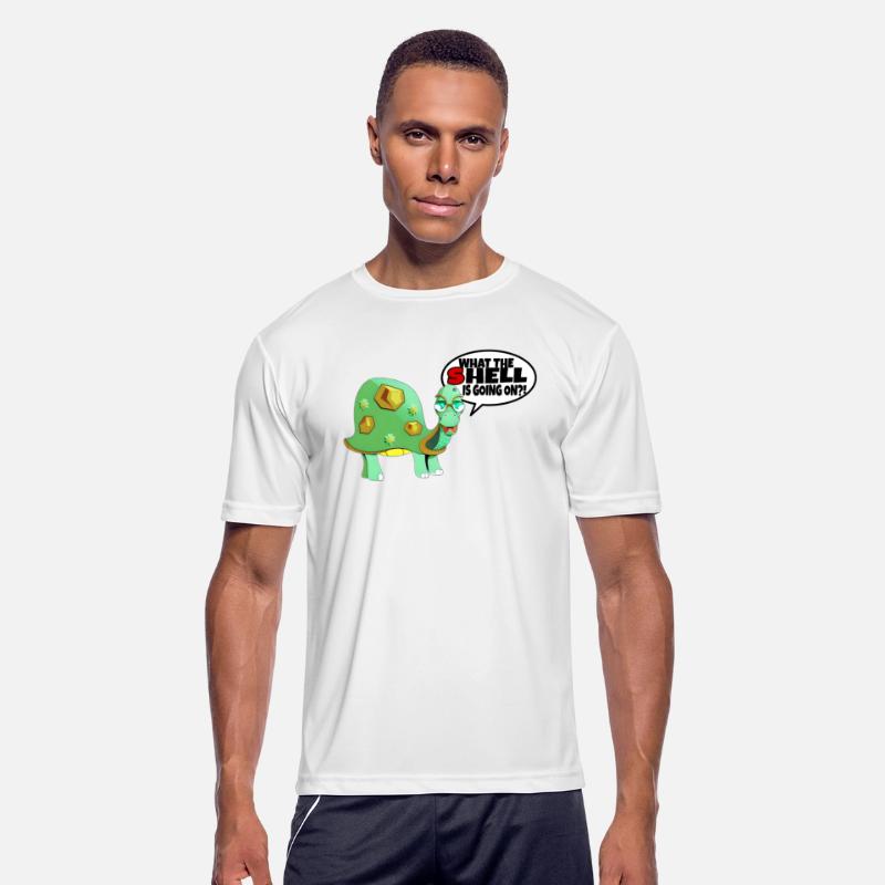 Cartoon Turtle Funny Joke What The Shell