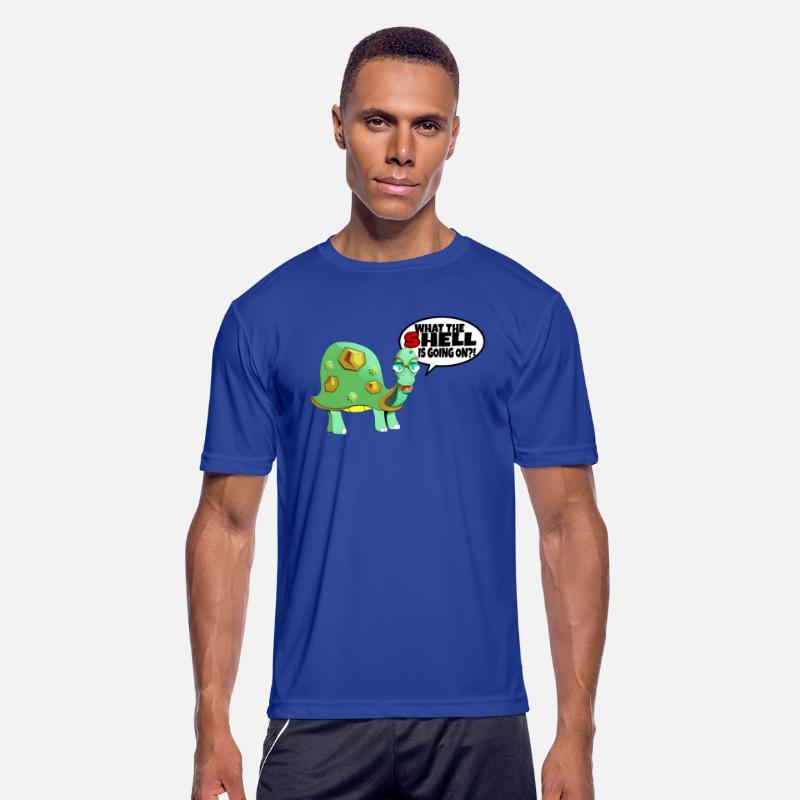 Cartoon Turtle Funny Joke What The Shell