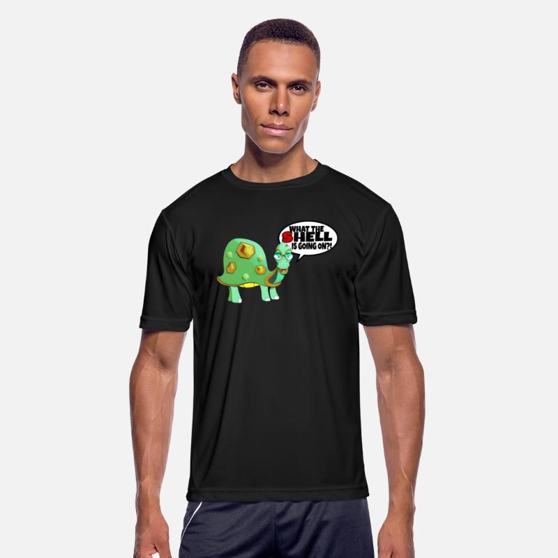 Cartoon Turtle Funny Joke What The Shell