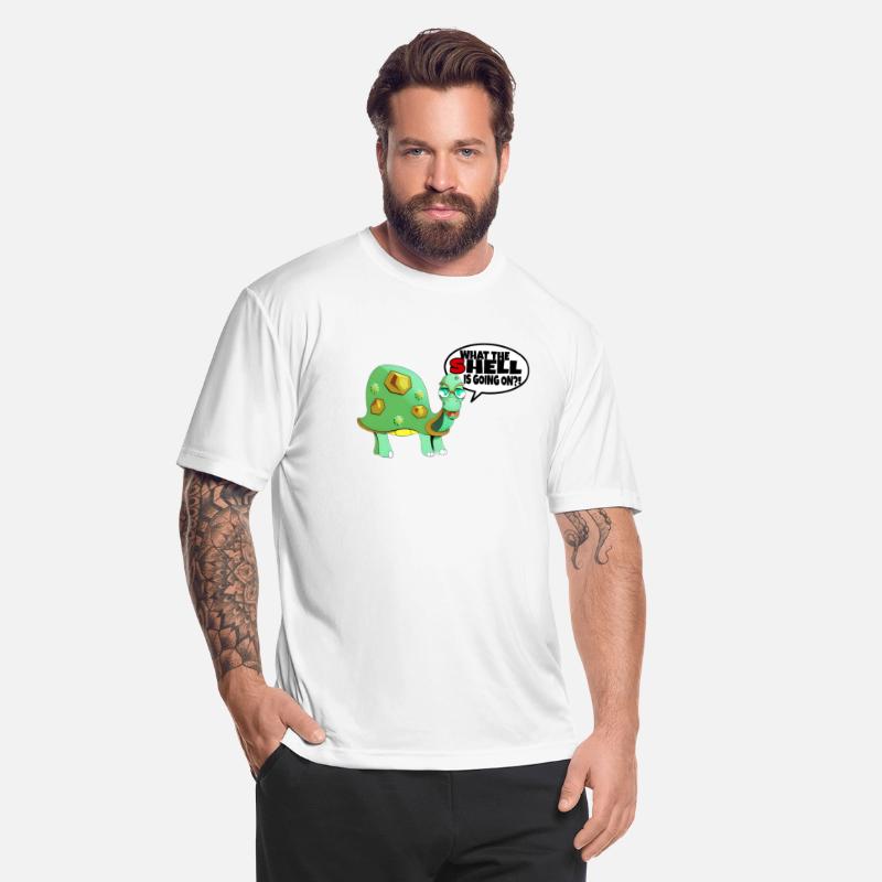 Cartoon Turtle Funny Joke What The Shell