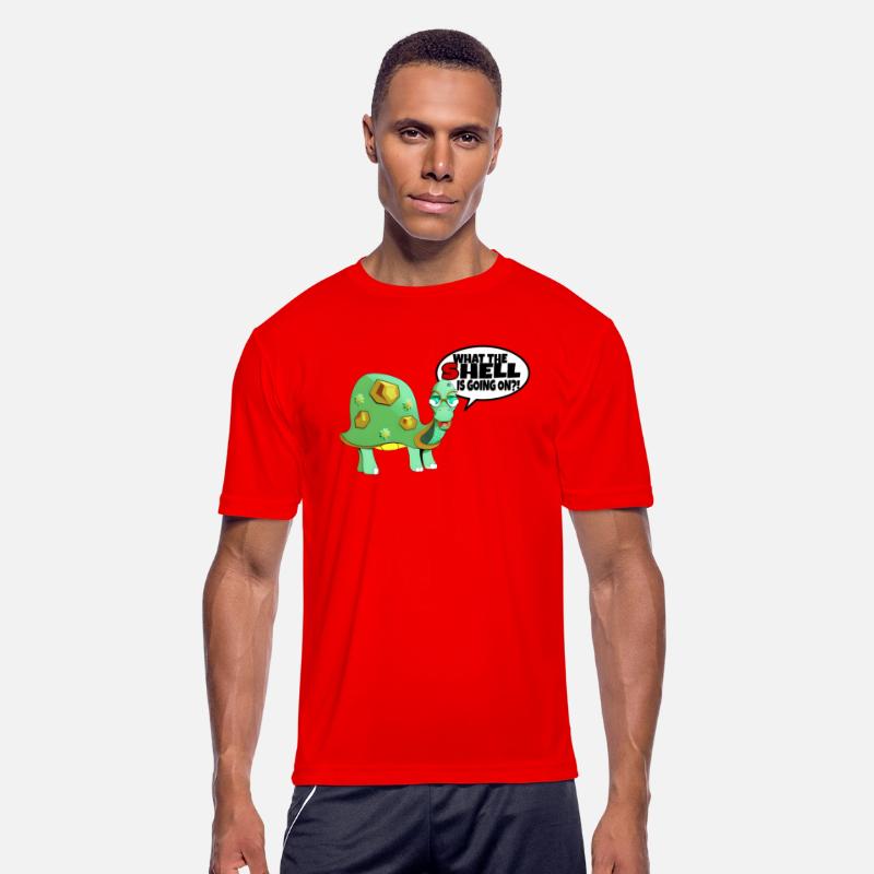 Cartoon Turtle Funny Joke What The Shell