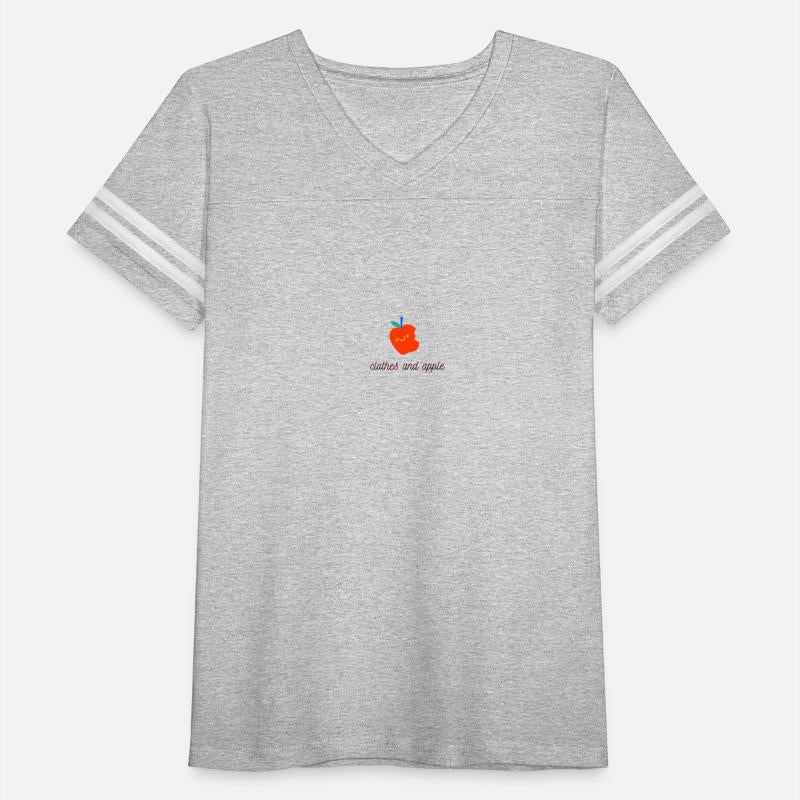 Casual clothing printed with an apple