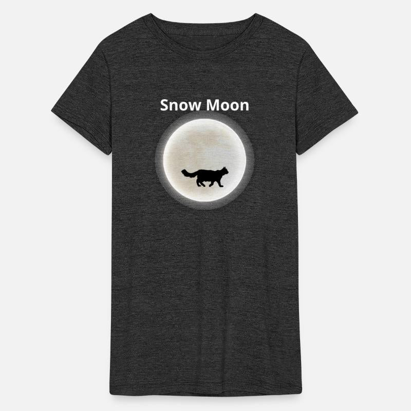 Cat and Snow Moon 2