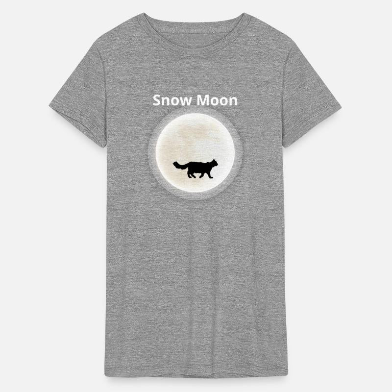 Cat and Snow Moon 2