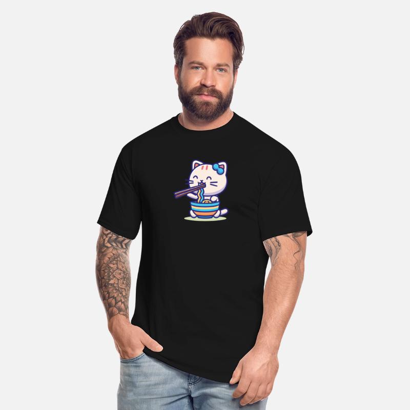 cat eating spaghetti 1