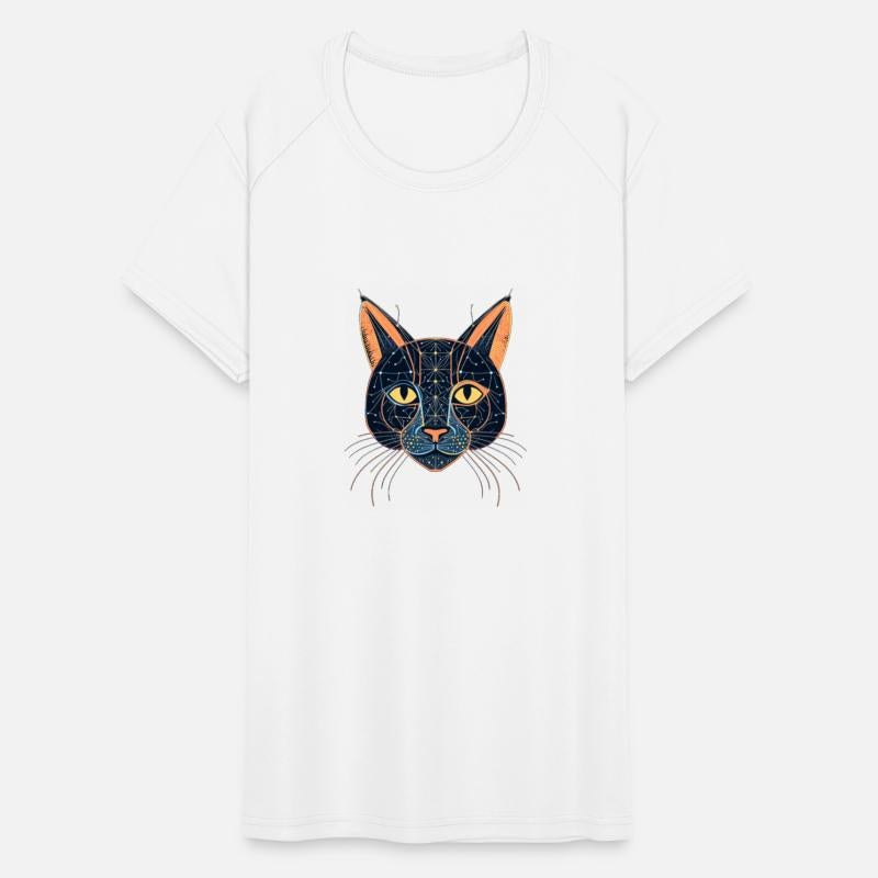 Cat Face Outline Whisker Pointy Ears Cat Lover