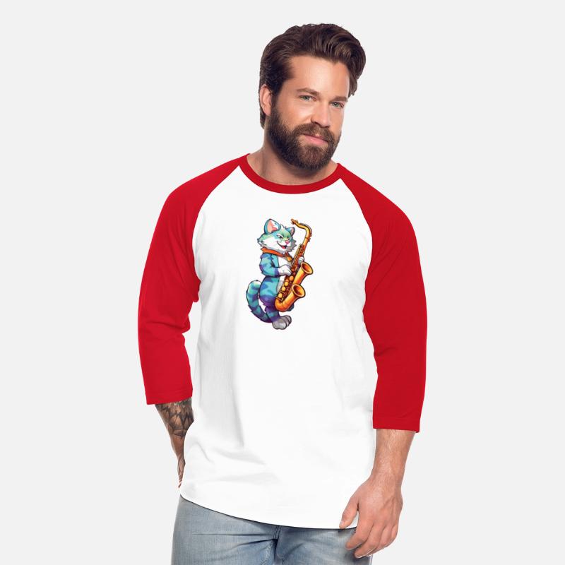 Cat Playing Saxophone